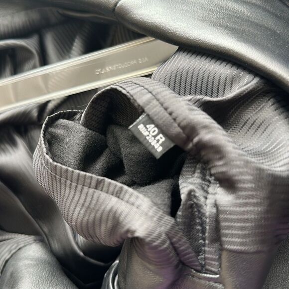 Alfani Black Men’s Leather Jacket 40R - Picture 8 of 8